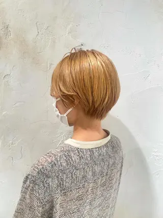 ショート カラー 美髪矯正/髪質改善 砂原一博のヘアスタイル