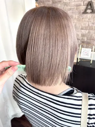 ショート カラー 𝒌𝒚𝒐𝒌𝒂 🍀のヘアスタイル