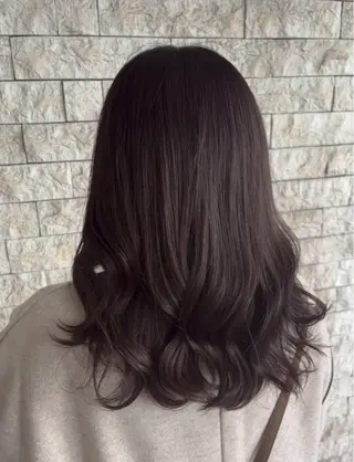 ミディアム 透明感カラー／ 艶感カラー／RAMUのヘアスタイル