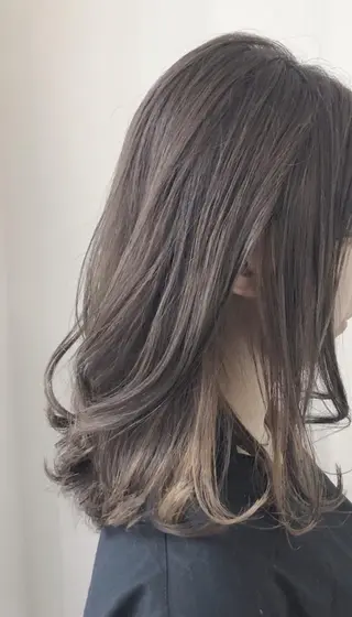 セミロング 寺山 靖晃のヘアスタイル