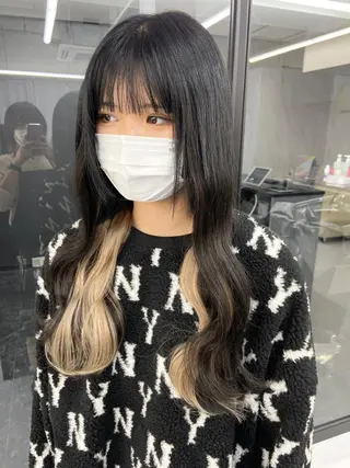 ロング カラー ミルボンAujua認定サロン Ria OSAKA 梅田所属・メンズ、エクステ特化 Ryuのヘアスタイル