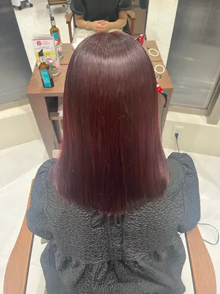 ミディアム 🩶透明感カラー/ うる艶/nanakoのヘアスタイル
