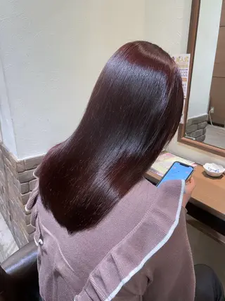 ロング カラー hiyori /韓国ヘアのヘアスタイル