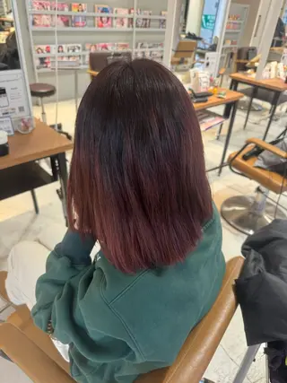 ミディアム 🌶推しカラー RINA🌶´-のヘアスタイル