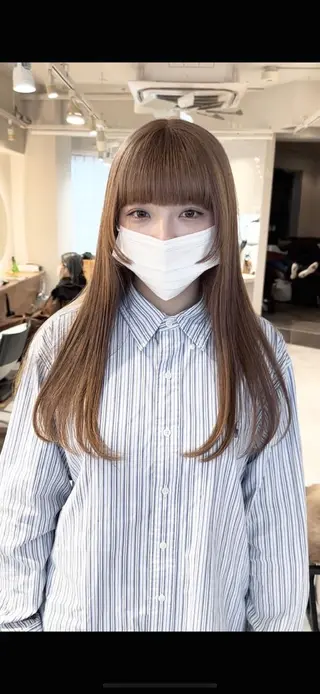 ミディアム カラー パーマ ヘアアレンジ メンズ キッズ ネイル マツエク・マツパ アイブロウ 🦕ウルフカット 🦕ａｋｉｈｏのヘアスタイル