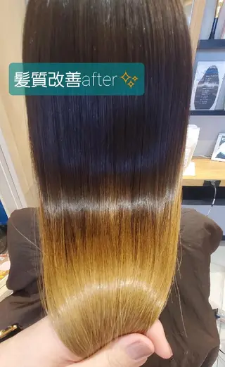 ロング 縮毛矯正/ 髪質改善/佐伯 駿のヘアスタイル