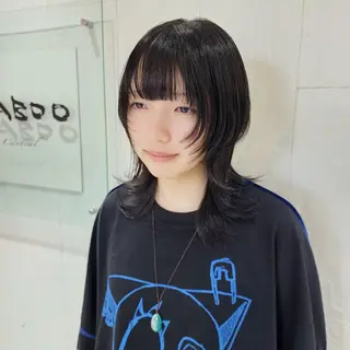 セミロング レイヤーカット/ ウルフカット/大橋 のヘアスタイル