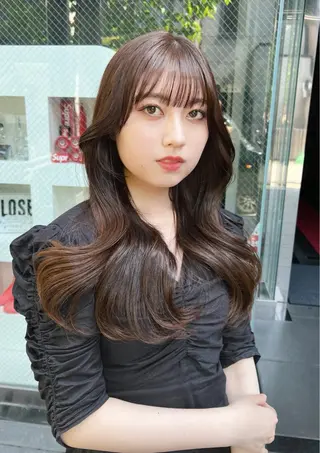 ロング カラー salowin所属・吉ヶ別符 亮祐のヘアスタイル