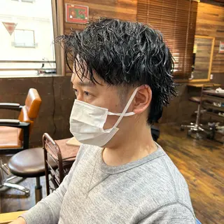 ショート パーマ メンズ ツイスパ/メンズ特化 🦋𝑺𝑶𝑵𝑬の眉毛・アイブロウイメージ