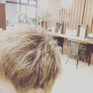 ショート カラー 田中 就のヘアスタイル