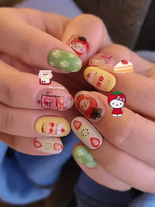 ネイル 3dパーツ/流行り 👧shushu❤️のネイルデザイン