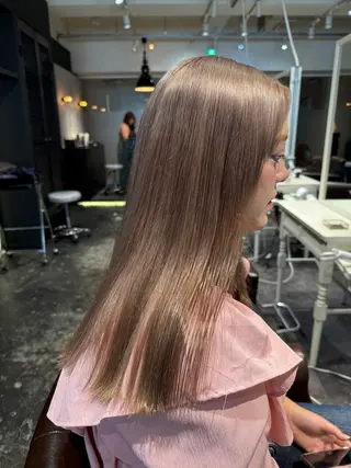 ロング キッズ N(a)INE.（ナイン）所属・SAKI/時短セット /レイヤーカット♥️のヘアスタイル