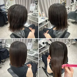ショート パーマ 髪質改善/美髪カラー 🫧RISA🎀のヘアスタイル