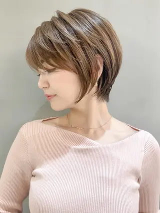 ショート Lond ciel所属・ショート🩵/パーマ 🇰🇷/月音のヘアスタイル