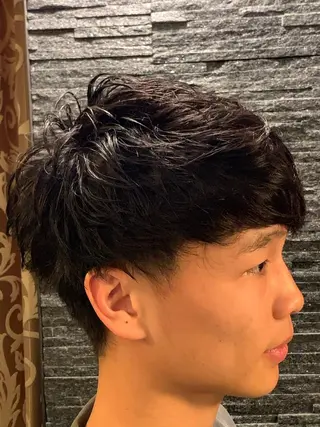 ミディアム ヘアアレンジ メンズ カット無料 今野卓杜のヘアスタイル