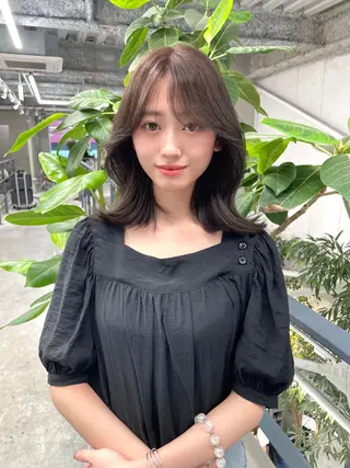 ミディアム カラー ヘアアレンジ the path shogo🌻のヘアスタイル