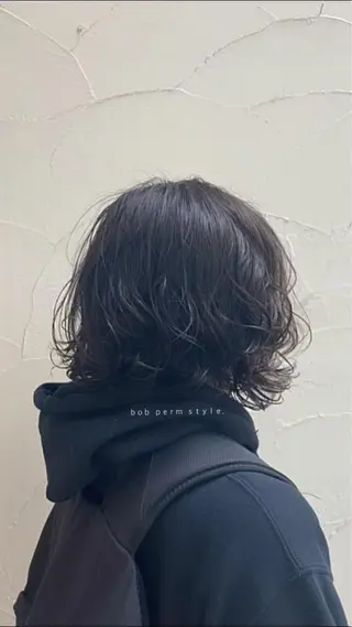 ミディアム パーマ/名古屋パーマ / コデラ ナナホのヘアスタイル