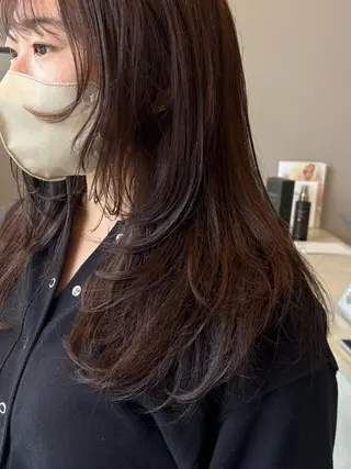 セミロング カラー niil所属・miyu /niilのヘアスタイル