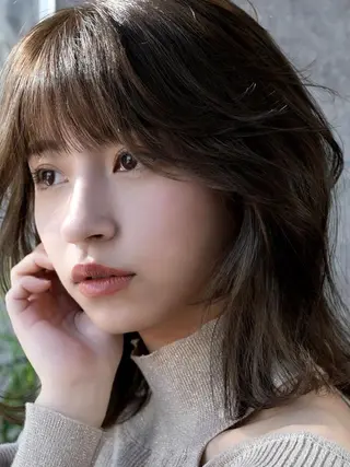 ミディアム カラー SALOWIN原宿AROA店所属・顔まわり神カット✂︎ 齋藤雄大【表参道】のヘアスタイル