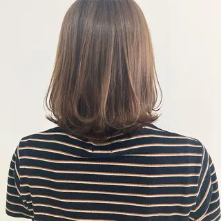 ミディアム カラー お洒落パーマ/ 艶カラー/michiのヘアスタイル