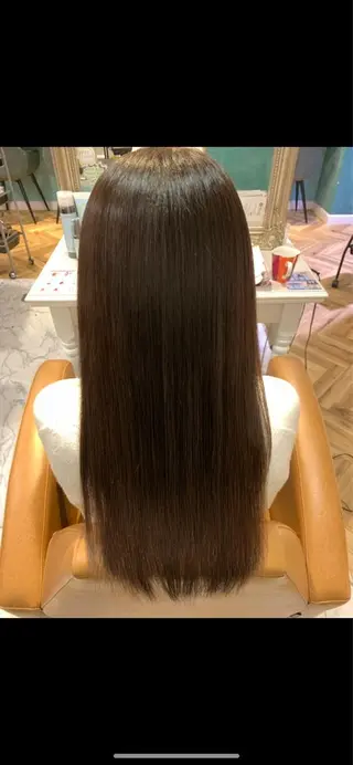 ロング ケアカラー/縮毛矯正 /レイヤー/板垣光采のヘアスタイル