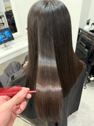 ロング カラー パーマ ヘアアレンジ SALOWIN京都河原町Suite店所属・外国人風レイヤー/ ハイトーンSHUのヘアスタイル