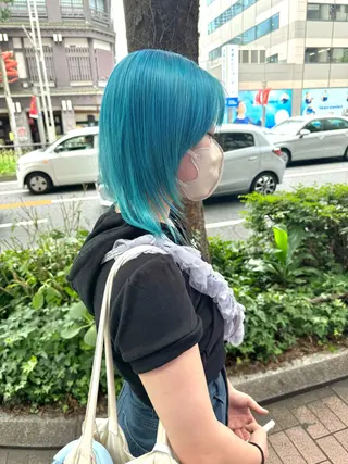 ミディアム ミユル/ ブリーチカラー🎀✨のヘアスタイル