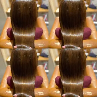 ミディアム カラー レイヤー×髪質改善 マネージャー安藤光司のヘアスタイル