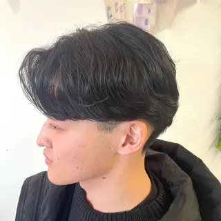 パーマ メンズ メンズ特化/パーマ/ ブリーチ/福島 千颯のヘアスタイル