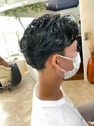 パーマ メンズ あしかが ゆいとのヘアスタイル