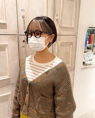 ショート カラー flammeum 藤枝店所属・RINO 🌙トレンドスタイルのヘアスタイル