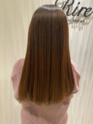 セミロング 大倉 未波のヘアスタイル