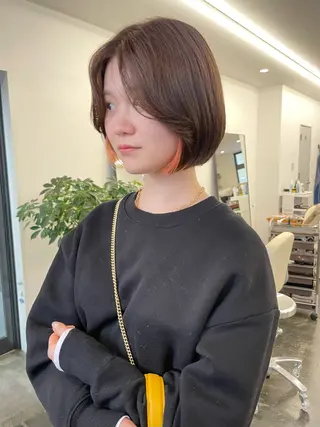 ショート カラー pole所属・【pole】 minaのヘアスタイル