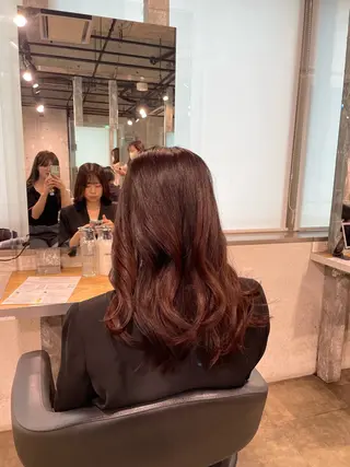 カラー 🤍ベージュ/透明感 韓国ヘア/まりん🤍のヘアスタイル