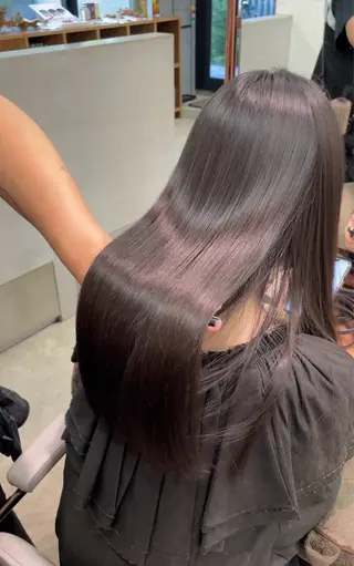 ロング nalu.所属・前山 七海のヘアスタイル