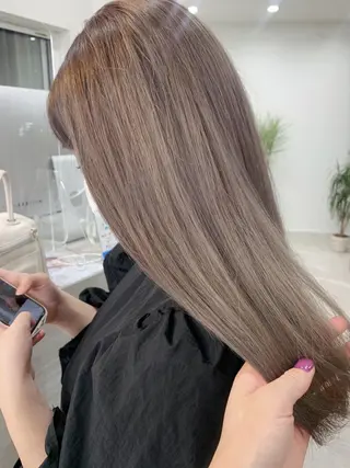 ロング カラー kitagawa mayuのヘアスタイル