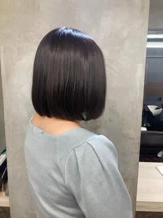 ショート カラー ブリーチ&似合せボブ 田中寛十のヘアスタイル