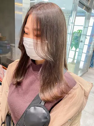 ミディアム 韓国風デザイン 💐MIZUKI💐のヘアスタイル