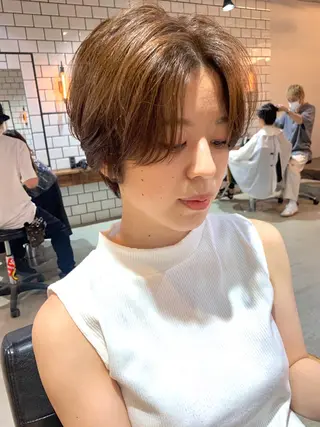 ショート カラー メンズヘア/レイヤー /ボブ山内春輝のヘアスタイル