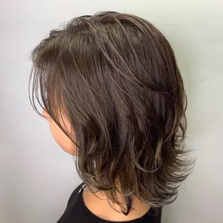 ミディアム 【髪質改善×カラー】 QUALIS沓掛貴浩のヘアスタイル