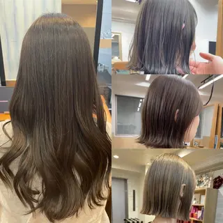 セミロング カラー 松本 和馬のヘアスタイル