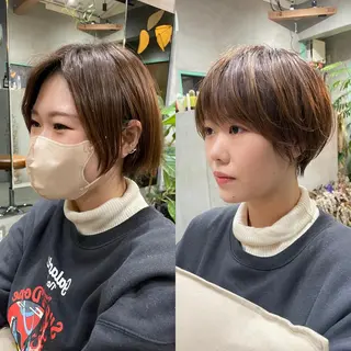 ショート 飽きさせないヘア デザイン keitaのヘアスタイル