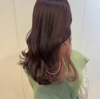 ロング カラー Lolonois梅田 /Okazaki:)のヘアスタイル
