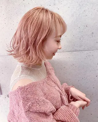 ショート カラー パーマ Libre×Reco所属・Libre 西野圭一のヘアスタイル