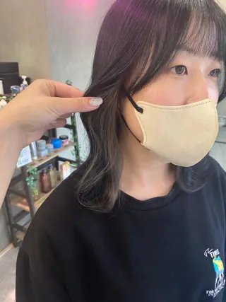 ミディアム カラー 🕶️佐藤 海李🐏のヘアスタイル