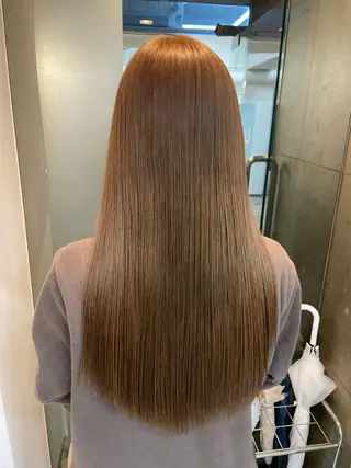 ロング Sherry大国町所属・髪質改善×縮毛矯正 ×艶カラーNAOのヘアスタイル
