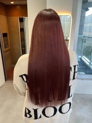 ロング maya レイヤーカットのヘアスタイル