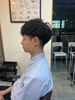 パーマ メンズ 【ボブ】縮毛矯正/ 船橋駅5分/鈴木杏美のヘアスタイル