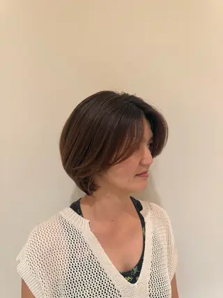 ショート 中野 百乃華のヘアスタイル