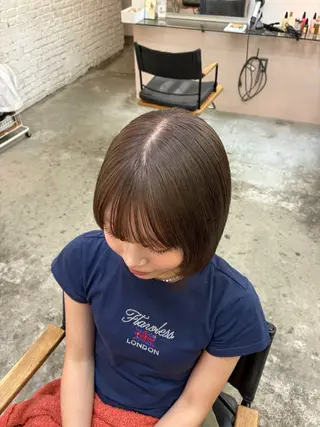ショート Rosso Hair&SPA 大橋店所属・nanami🎀/ ふんわりカラーのヘアスタイル